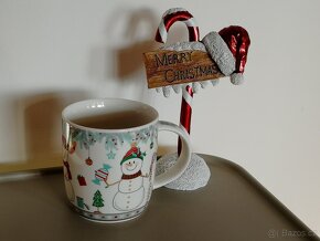 Vánoce hrnek sněhulák - 2