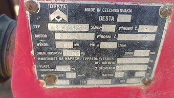 Vysokozdvižný vozík Desta 3222 - 2