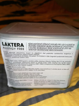 LAKTERA ALLERGY FREE - bezlaktozové probiotika Lactobacillus - 2