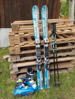 Lyže elen 120cm +lyžáky Nordica 35/36+hulky - 2