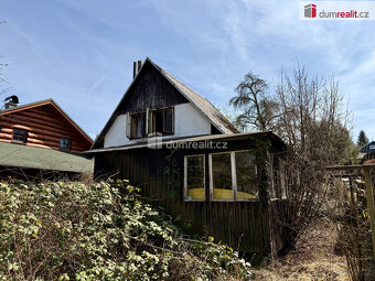 Prodej, pozemek s chatou, 395 m2, přehrada Jesenice, Mechová - 2