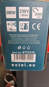 Bruska přímá Extol 500w - 2