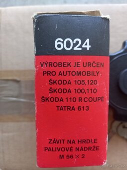 Uzávěr, víčko nádrže Škoda 120, Tatra 613 - 2
