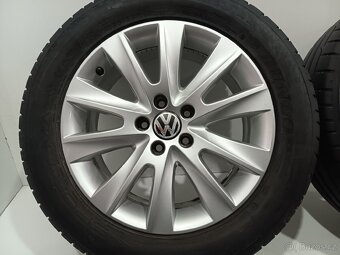 Letní alu kola Tiguan 5x112 R17 pneu 235/55 r17 - 2