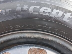 Plechové disky 15" + zimní pneumatiky 195/65 15R - 2