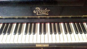 Pianino Rosler starožitné, 3pedál - 2