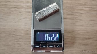 Starožitný stříbrný dámský zapalovač z 1rep. - 2