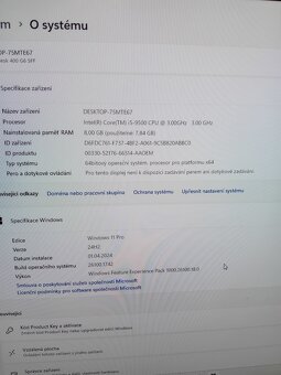 i5-9500/16GB DDR4/256GB SSD/WIN 11 PRO CZ - 2
