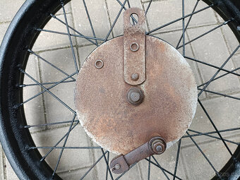 čz předválečná tourist 250 350 500 přední kolo náhon - 2