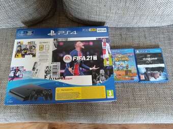 🎮 PlayStation 4 Slim + 2 hry - 2