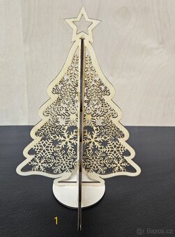 P: Dřevěné vánoční dekorace - 2