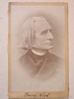 Franz Liszt- kabinetka z atelieru  Fritz Luckhard - 2