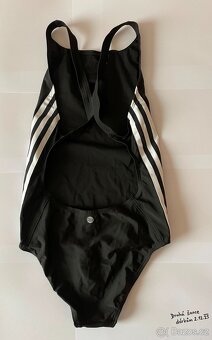 NOVÉ DÍVČÍ SPORTOVNÍ JEDNODÍLNÉ PLAVKY ADIDAS VEL.164 - 2