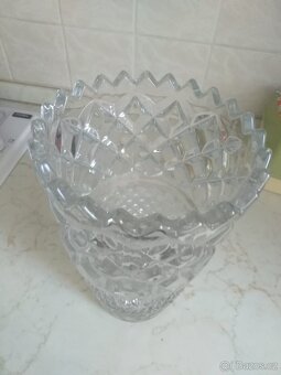 skleněná váza vysoká - 2