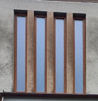 Okna - zlatý dub - dvojsklo - 2