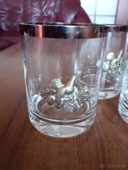 Skleničky s mysliveckym motivem - 2