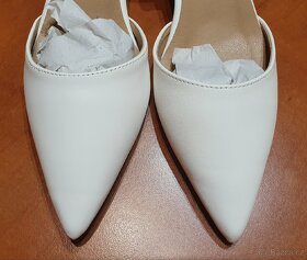 Společenské bílé boty - NOVÉ - 2