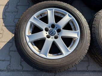 4x al kola 5x120 17 + pneu letní 215/60 R17C - 2