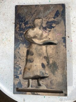 Mosazná plaketa - 2