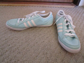 Pěkné sv. zelené tenisky zn. Adidas Neo, č. 37 - 2