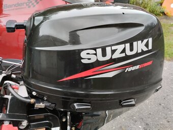 Lodní motor Suzuki 15Ps 4T + přísl. - 1A top stav - 2