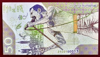 Bankovka 50 Numismas, FREDDIE MERCURY, 2021, Franck Medina - 2