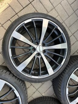 4x alu disky 5x108 R19, pneu 70% - 2