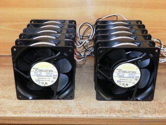 10x axiální ventilátor NMB-MAT 4715MS, 240 VAC - 2