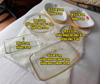 Kuchyňské zapékací mísy - různé velikosti - 2