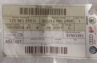 ND Škoda: Potah opěry + Vložka vyhřívání polštáře - 2