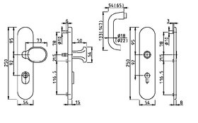 Bez.kování HOPPE PARIS - 2