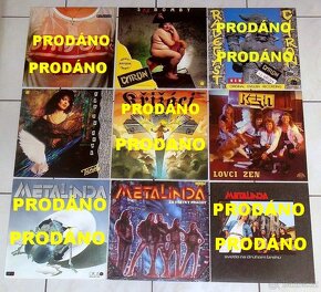 Rozprodám různé LP desky československá scéna 70. - 90. léta - 2