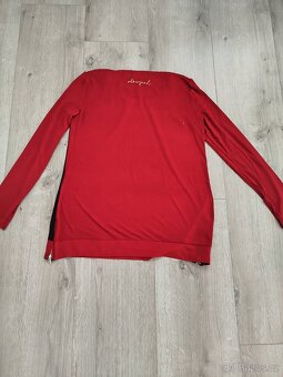 Červené tričko Desigual - 2