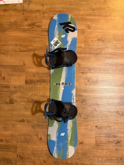 Dětský snowboard K2 110cm s vázáním - 2