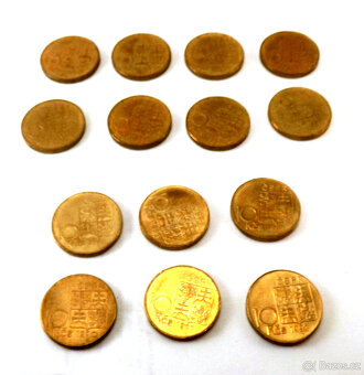Mince 10,- Kčs rok 1993 - 2