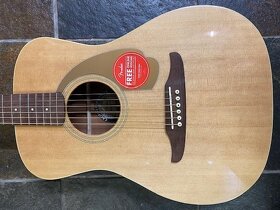 Prodám elektro akustickou kytaru Fender Malibu Player Natura - 2