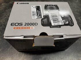 Digitální zrcadlovka Canon eos2000 +18-55mm - 2