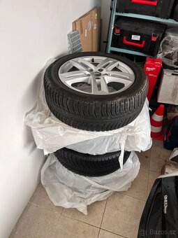 17" Alu kola Audi - Bridgestone 225/50 r17 - 2