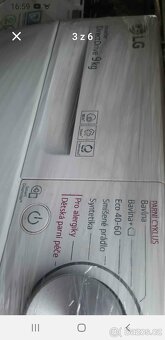 Lg pračka 9kg plně funkční pěkná - 2