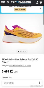 Boty New Balance FuelCell RC Elite v2 – Velikost 37,5 - 2