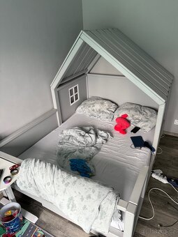 Dětská postel dům domeček 140 cm - 2