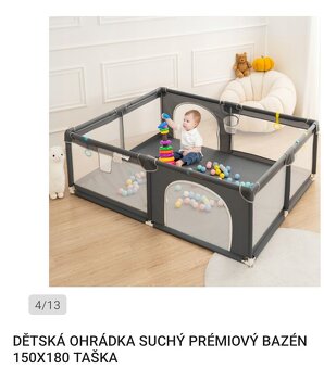 Dětská ohrádka 150x180 x 66 cm - 2
