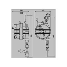 2x balancér 9369/Heavy.75 (rozsah 65-75 kg) - 2