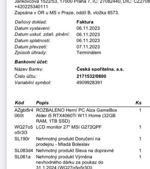 Herní PC sestava - 2