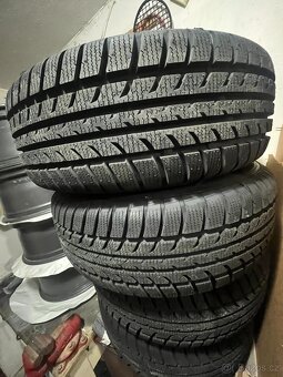 Zcela NOVÉ 4x108 195/65 R15 zimní pneu + plechové disky - 2