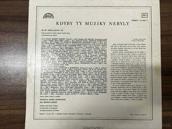 Gramofonová deska - Kdyby ty muziky nebyly - 2