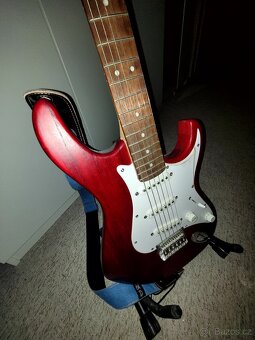 🎸 Cort G100 – elektrická kytara (jako nová) + příslušenství - 2