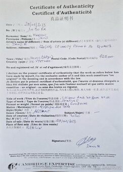 Denis Marcon - Saigon dans les eyux N11 (Olejomaľba)+Certif. - 2