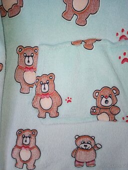 Nová unisex dětská teplá mikina Méďa - 2