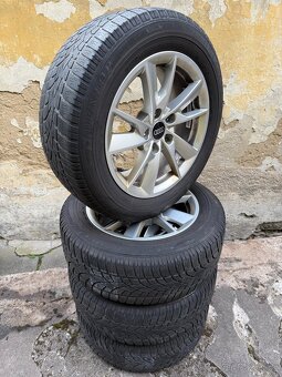 Zimní kompletní alu kola Audi 205/60 R16 5x112 - 2